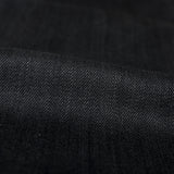 UB644 Relaxed Tapered Fit 11oz Solid Black Stretch Selvedge Denim | The Unbranded Brand