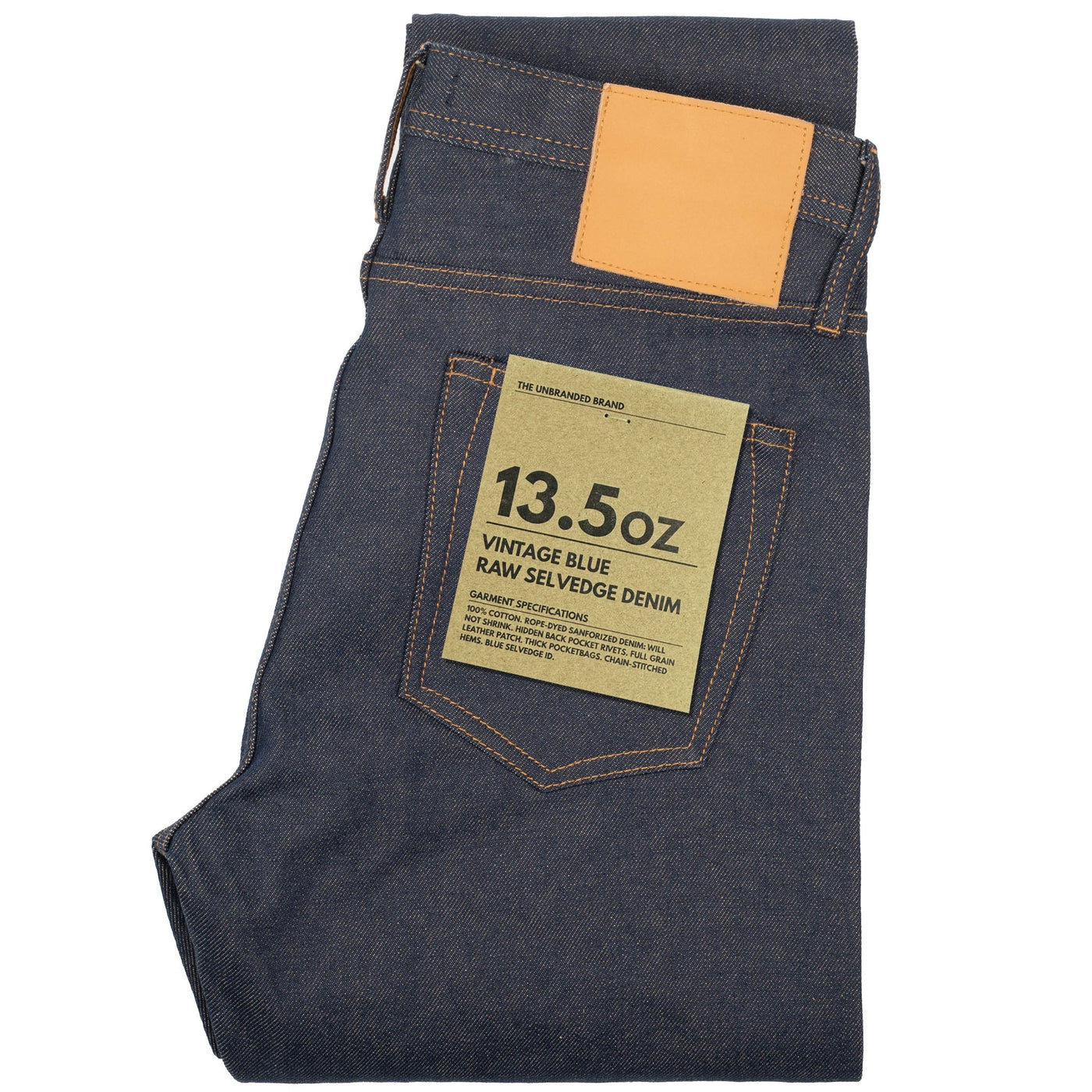 13.5oz Vintage Blue Selvedge