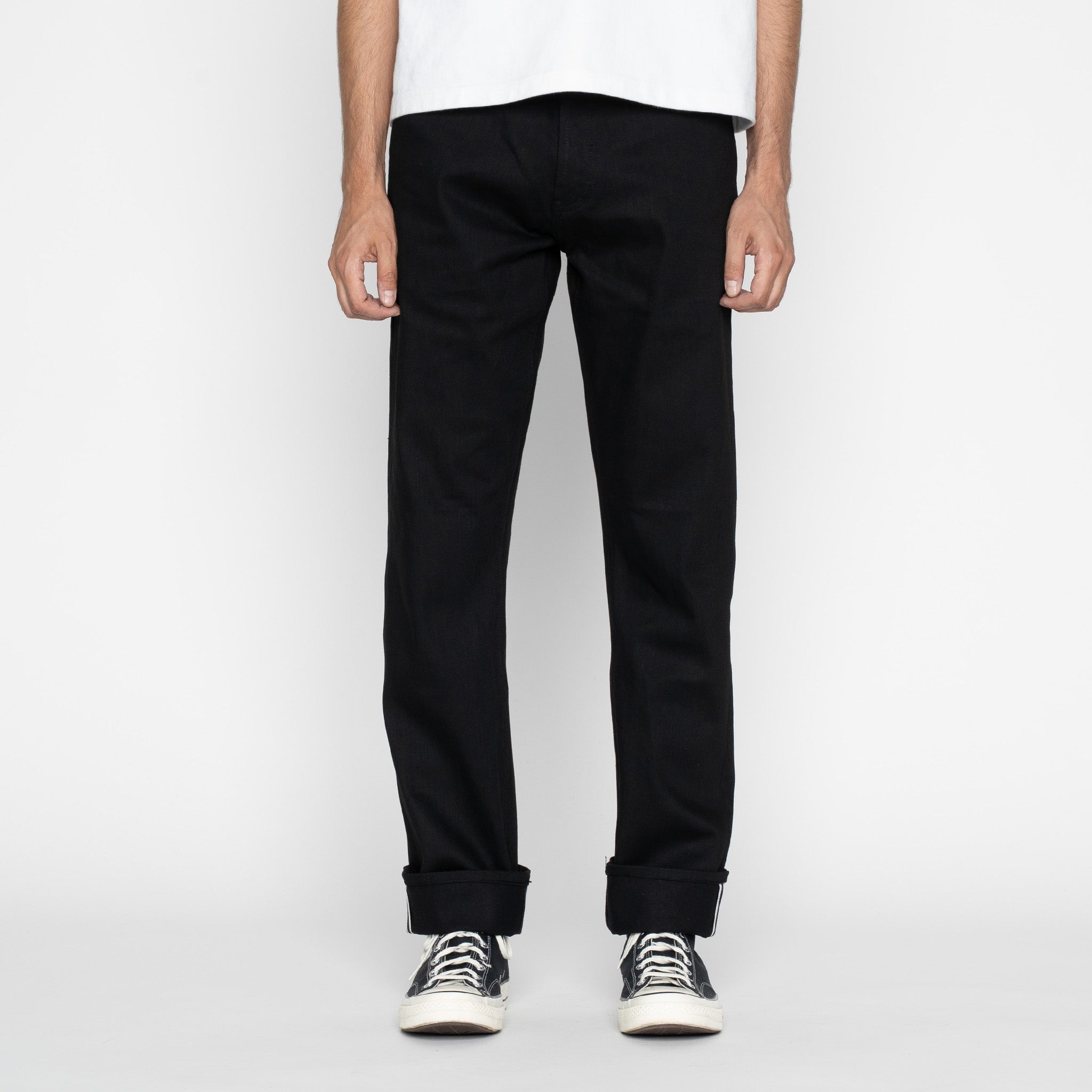 UB844 Relaxed Straight Fit - 11oz Black Stretch Selvedge