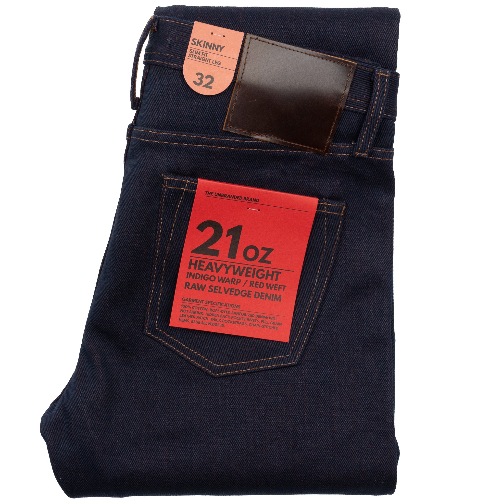 UB191 Skinny Fit - 21oz. Heavy Red Weft Selvedge