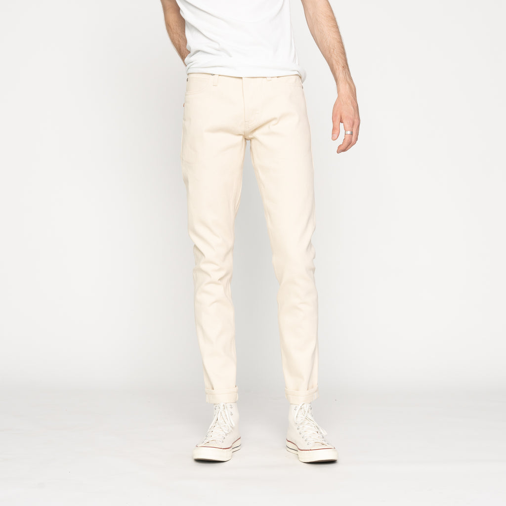 UB497 Tight Fit - Ecru With Seed Selvedge | The Unbranded Brand