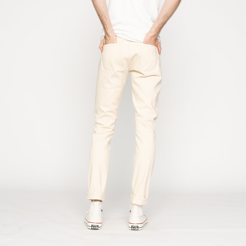 UB497 Tight Fit - Ecru With Seed Selvedge | The Unbranded Brand