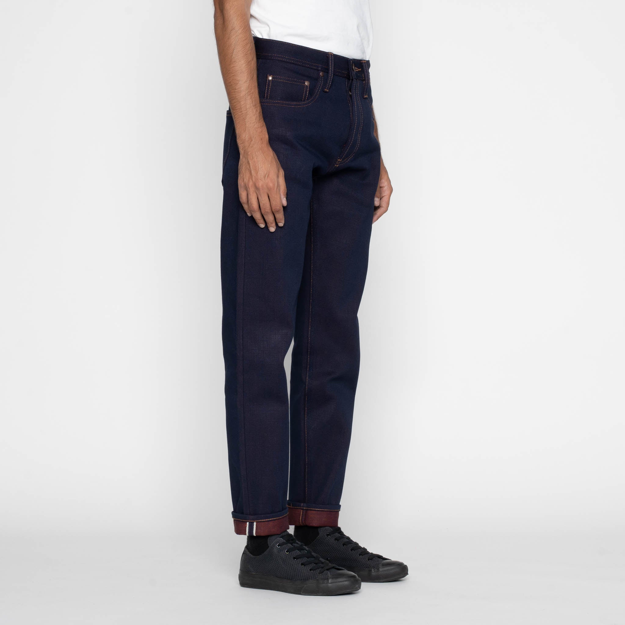 UB691 Relaxed Tapered  Fit - 21oz. Heavy Red Weft Selvedge