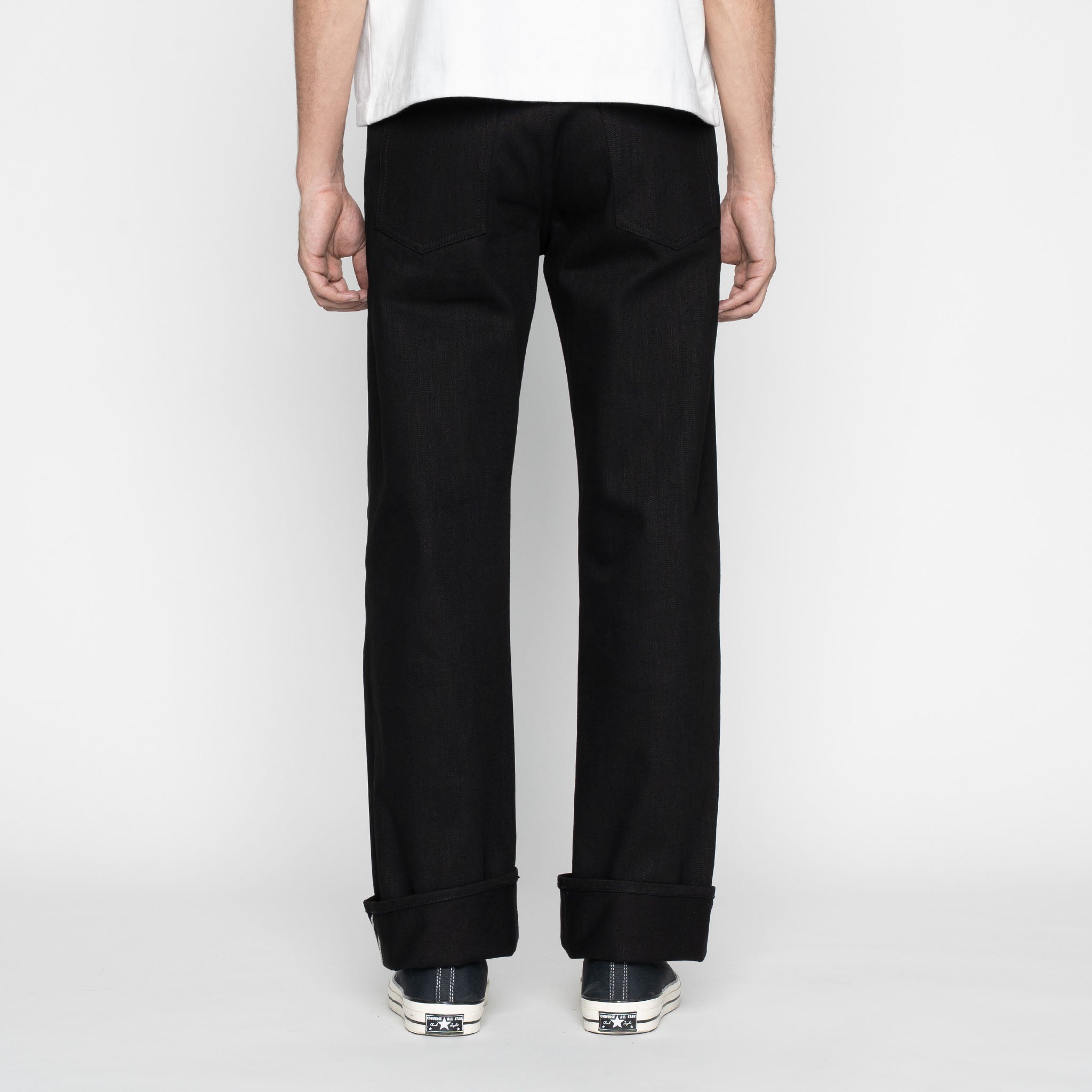 UB748 Wide - 14.5oz. Slubby Black Selvedge
