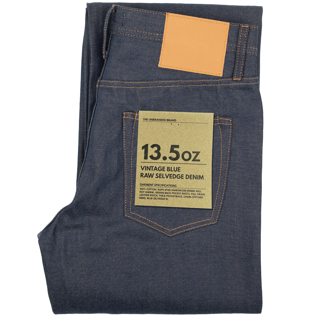 UB754 Wide Fit - 13.5oz Vintage Blue Selvedge