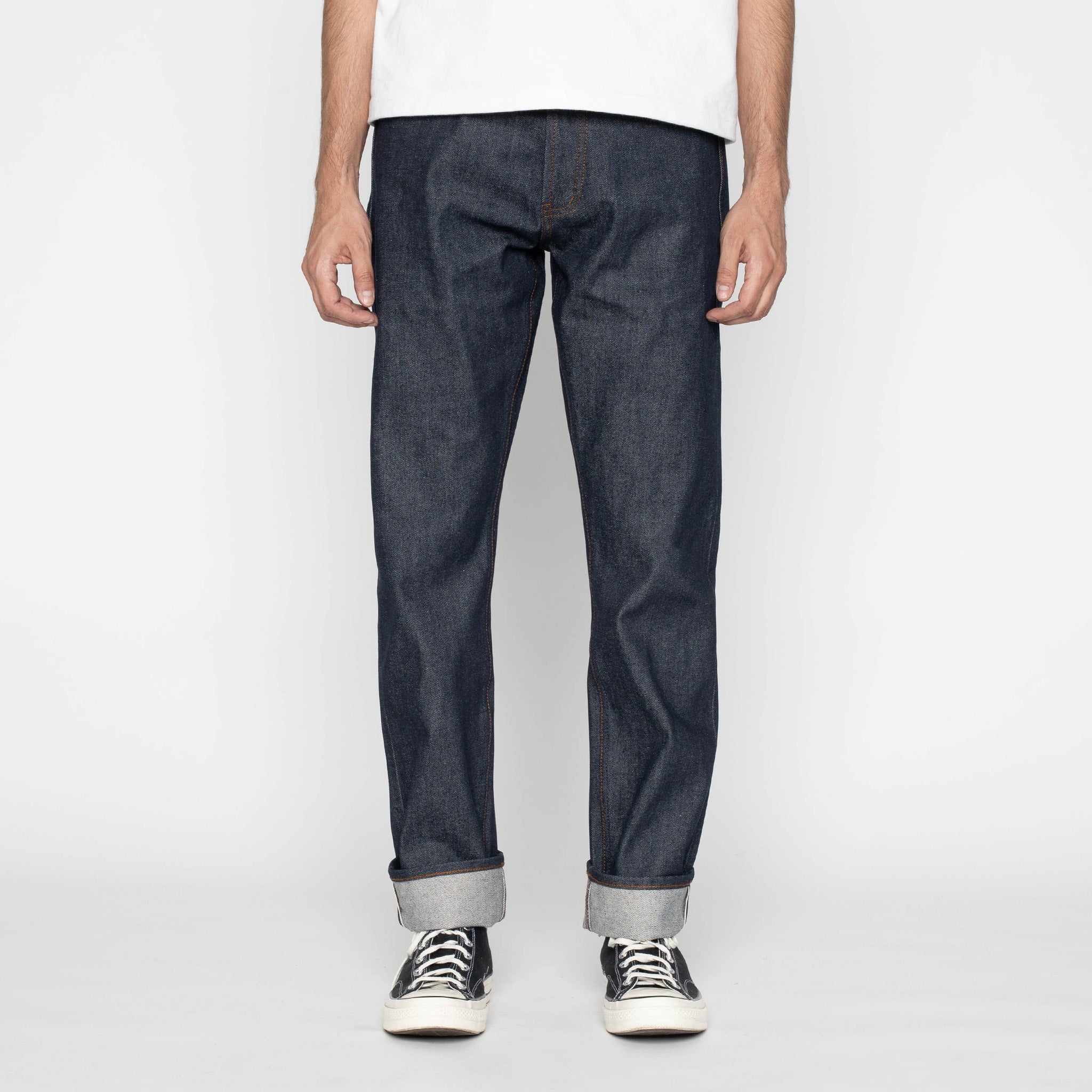 UB801 Relaxed Straight Fit  - 14.5oz Indigo Selvedge