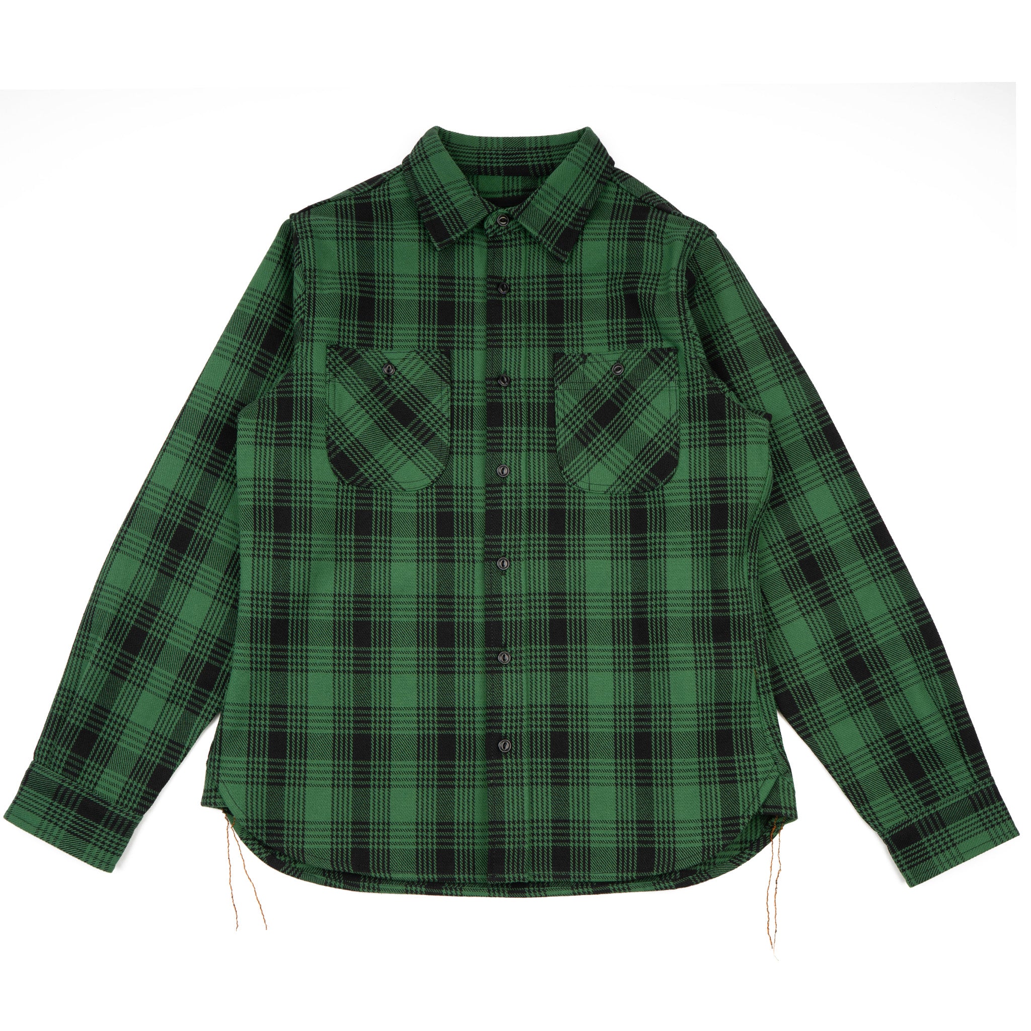 UBS430 Work Shirt - Ultra Heavyweight Flannel Green
