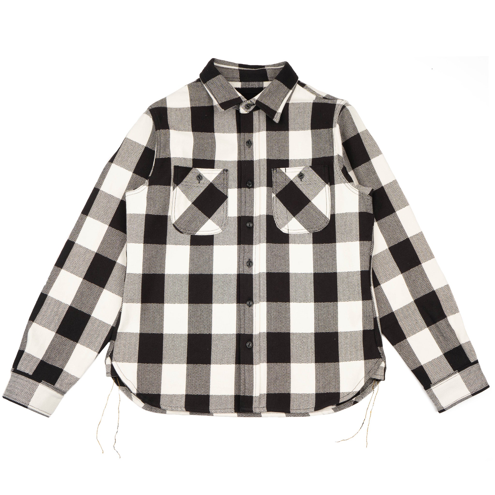 UBS431 Work Shirt - Ultra Heavyweight Flannel Ecru