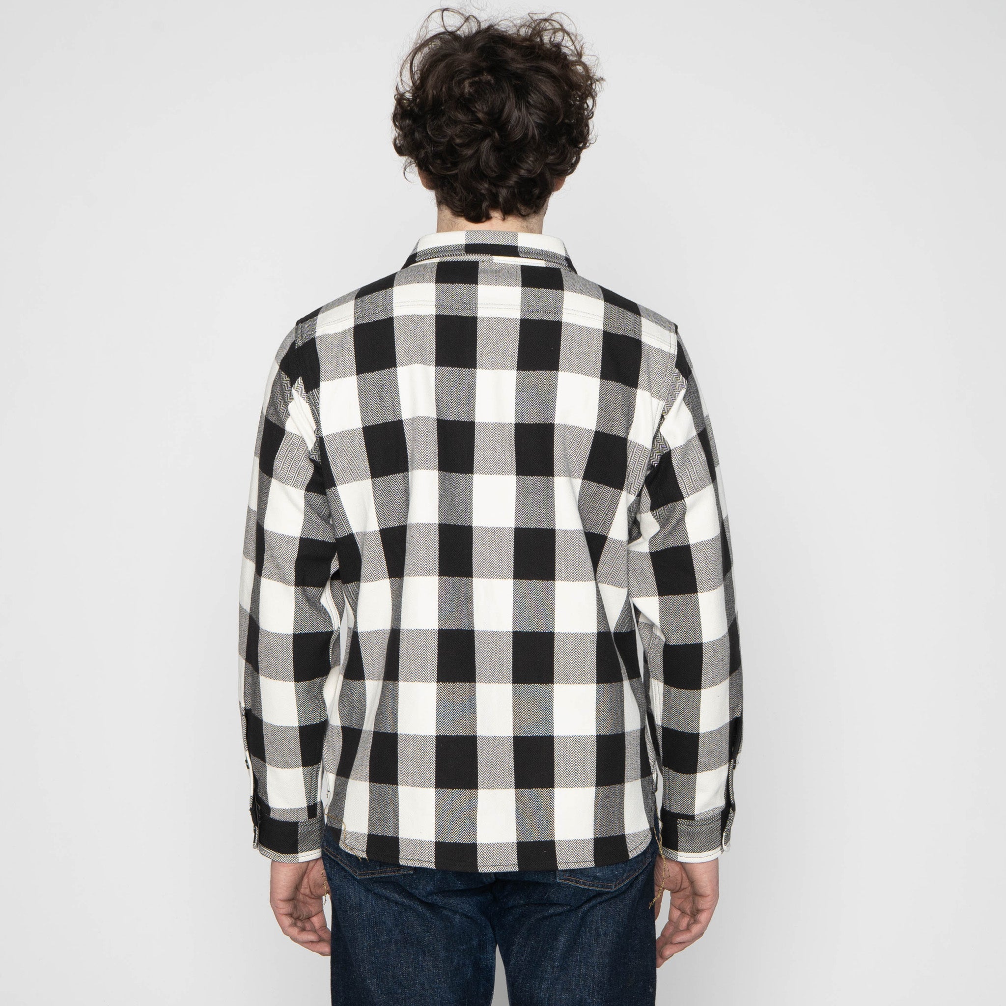 UBS431 Work Shirt - Ultra Heavyweight Flannel Ecru