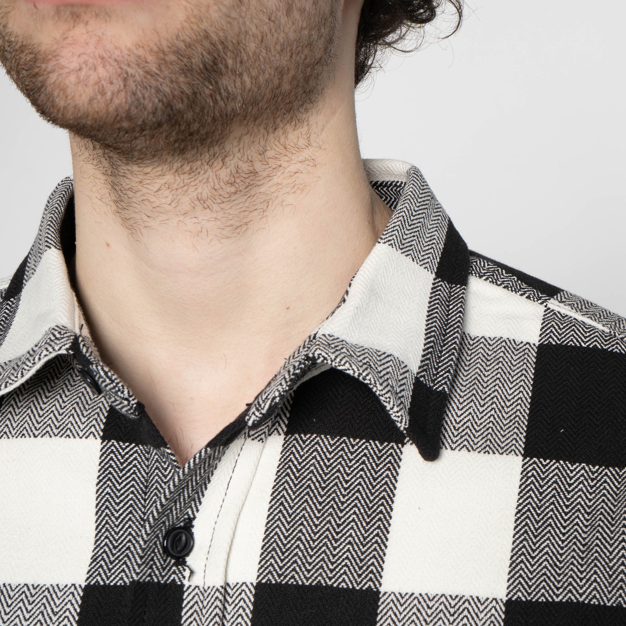 UBS431 Work Shirt - Ultra Heavyweight Flannel Ecru