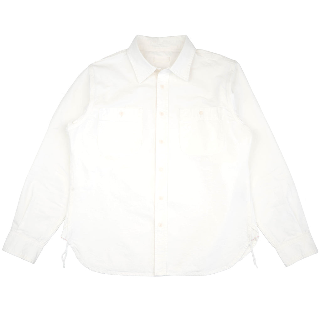 UBS434 Work Shirt - Oxford Selvedge - White