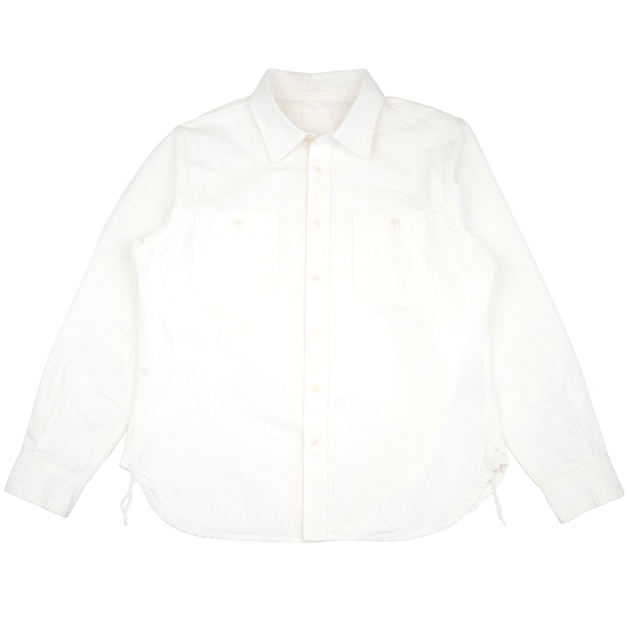UBS434 Work Shirt - Oxford Selvedge - White