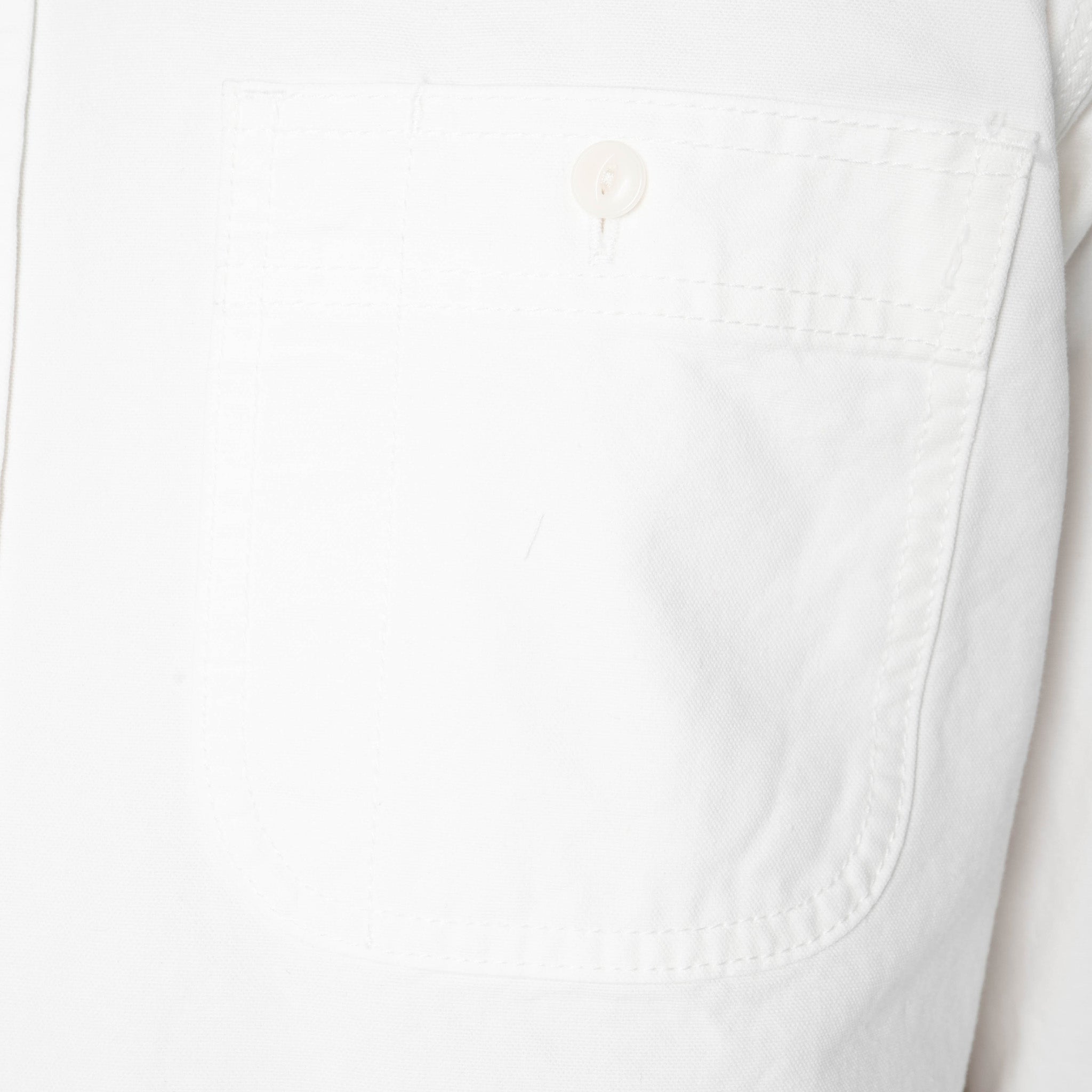 UBS434 Work Shirt - Oxford Selvedge - White