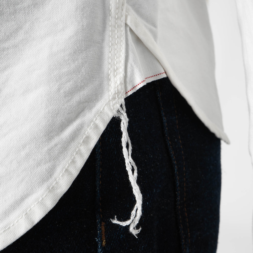 UBS434 Work Shirt - Oxford Selvedge - White