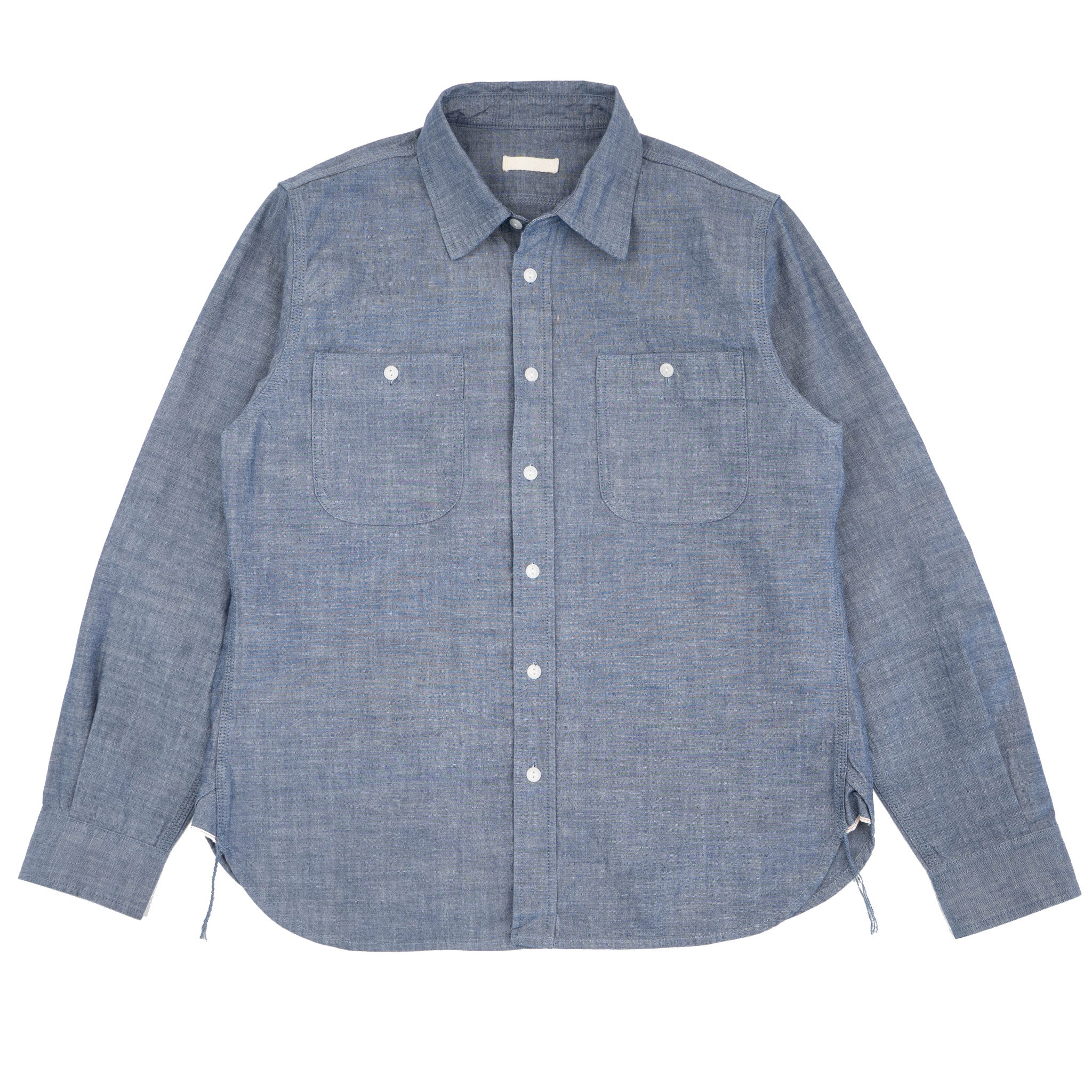 UBS435 Work Shirt - Selvedge Chambray - Blue