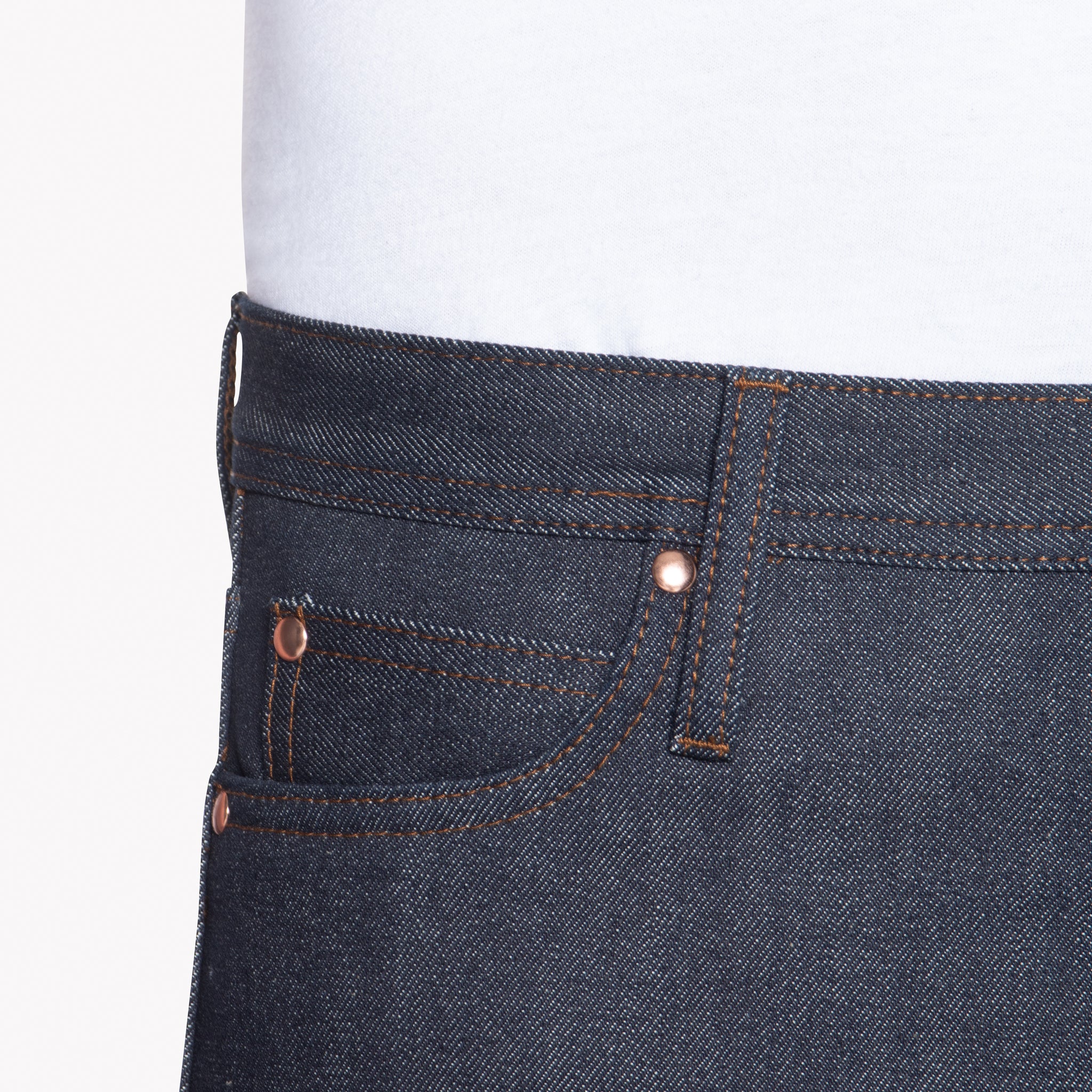 UB101 Skinny Fit 14.5oz Indigo Selvedge Denim | The Unbranded Brand