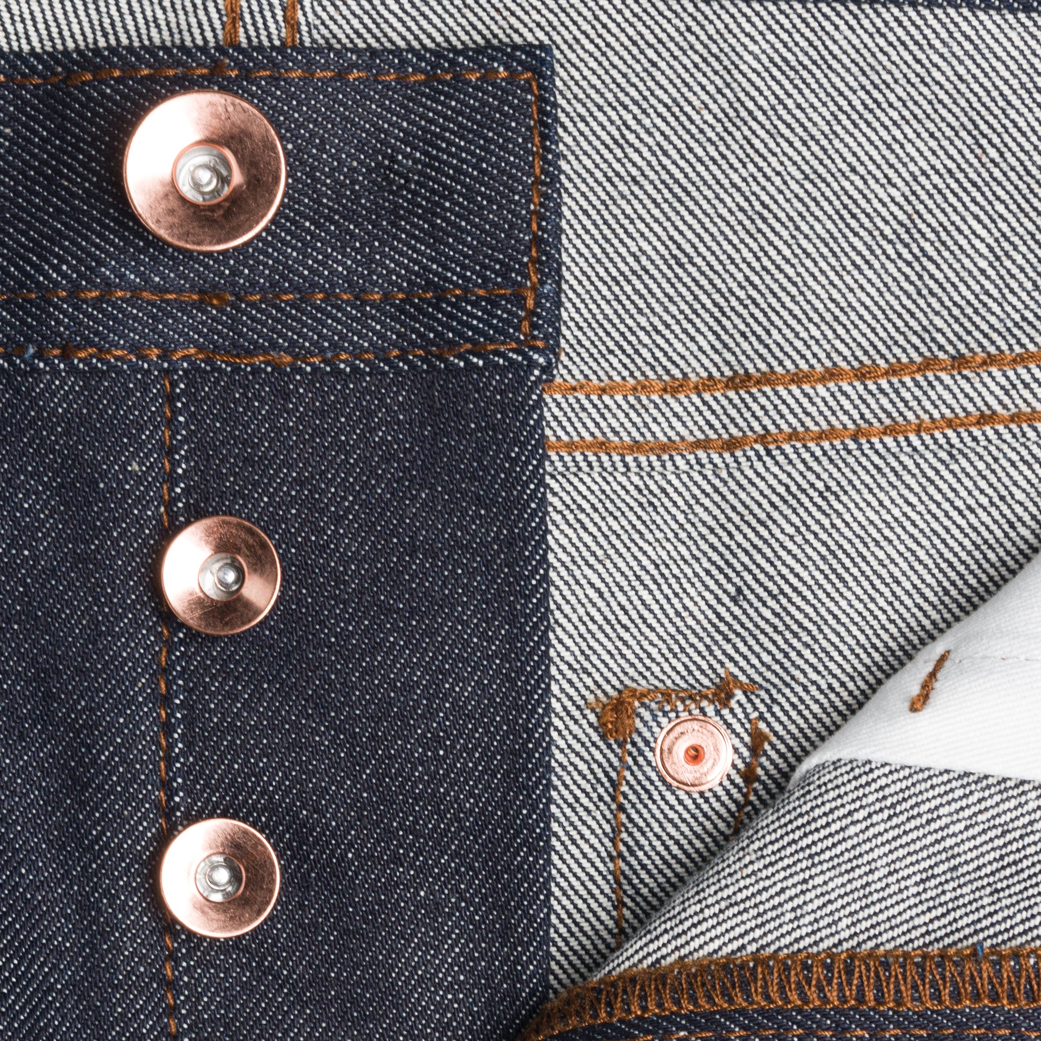 UB101 Skinny Fit 14.5oz Indigo Selvedge Denim | The Unbranded Brand