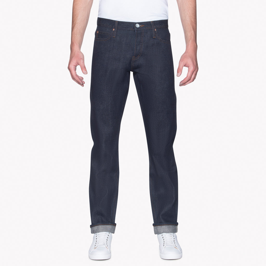 UB121 Skinny Fit 21oz Heavyweight Indigo Selvedge Denim | The Unbranded Brand