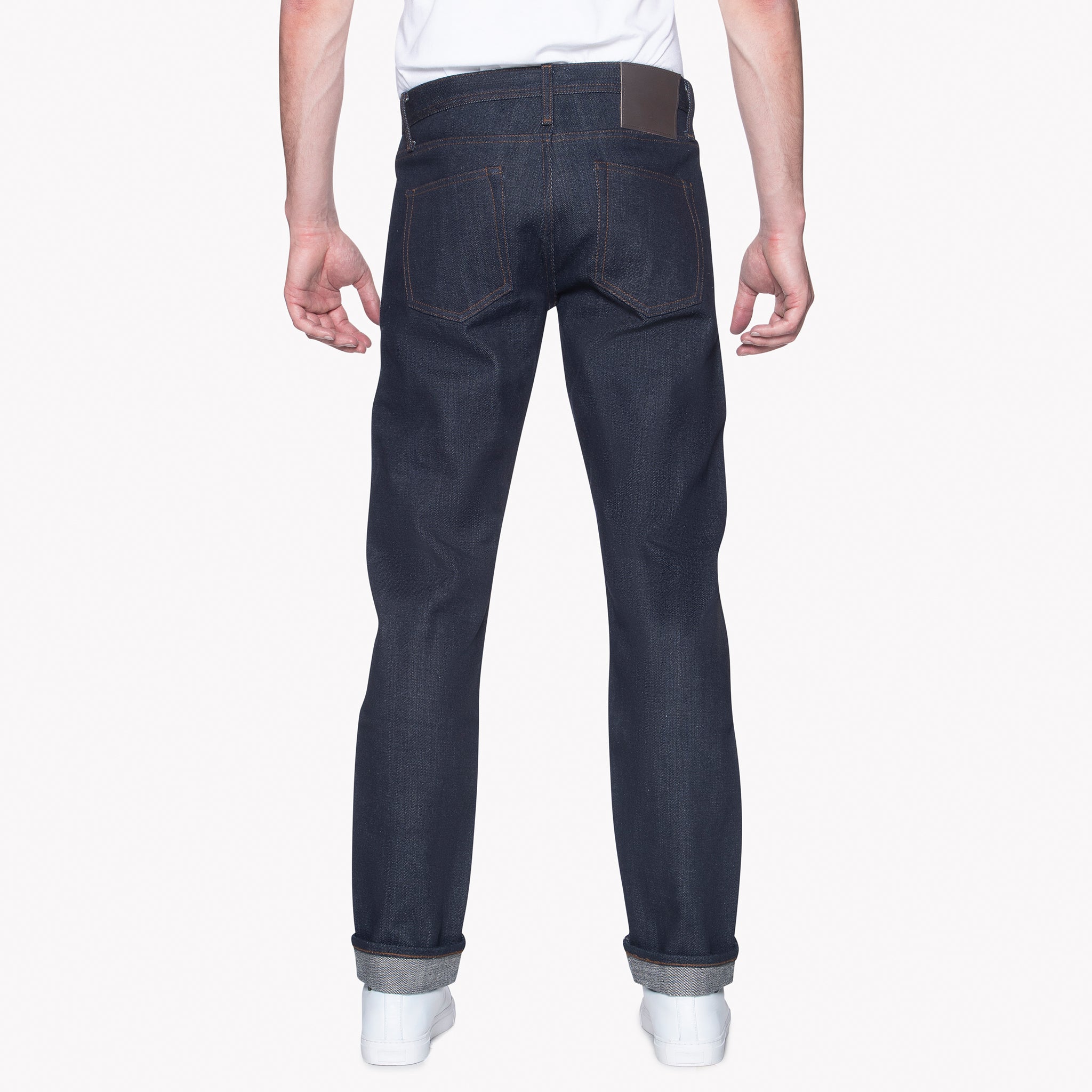 UB121 Skinny Fit 21oz Heavyweight Indigo Selvedge Denim | The Unbranded Brand