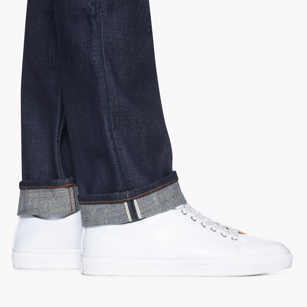 UB121 Skinny Fit 21oz Heavyweight Indigo Selvedge Denim | The Unbranded Brand