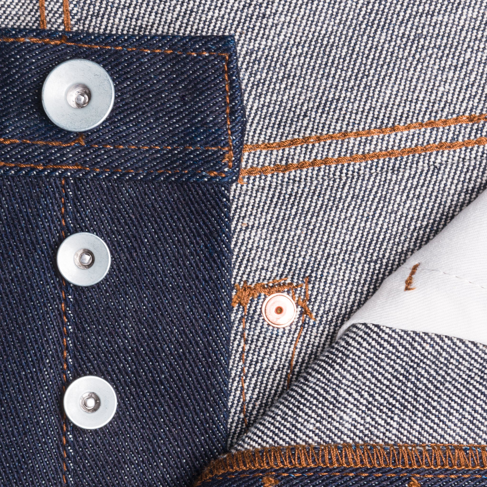 UB121 Skinny Fit 21oz Heavyweight Indigo Selvedge Denim | The Unbranded Brand