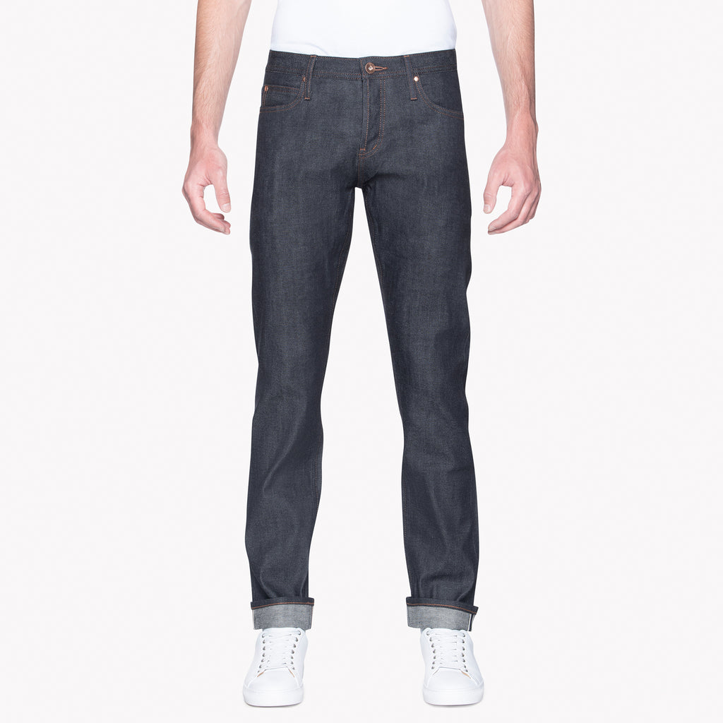 UB122 Skinny Fit 11oz Indigo Stretch Selvedge Denim | The Unbranded Brand