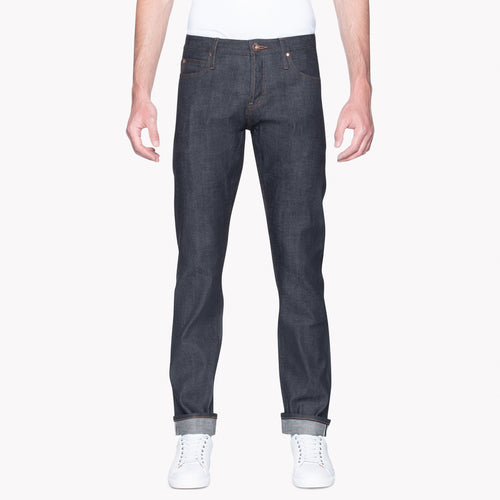 UB122 Skinny Fit 11oz Indigo Stretch Selvedge Denim | The Unbranded Brand