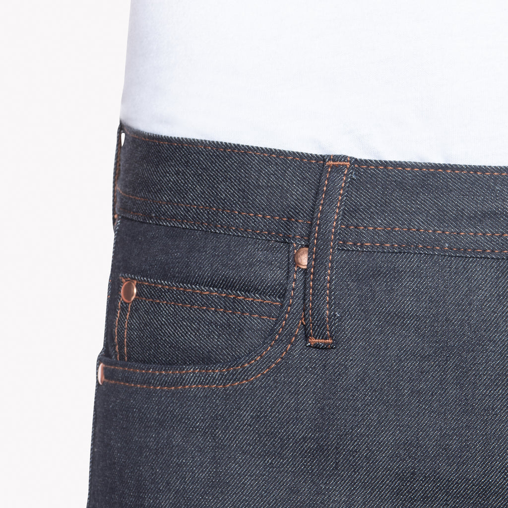 UB122 Skinny Fit 11oz Indigo Stretch Selvedge Denim | The Unbranded Brand