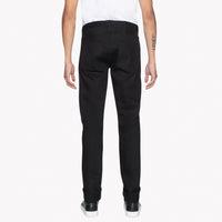 UB144 Skinny Fit 11oz Solid Black Stretch Selvedge Denim | The Unbranded Brand