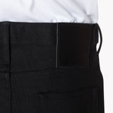 UB144 Skinny Fit 11oz Solid Black Stretch Selvedge Denim | The Unbranded Brand