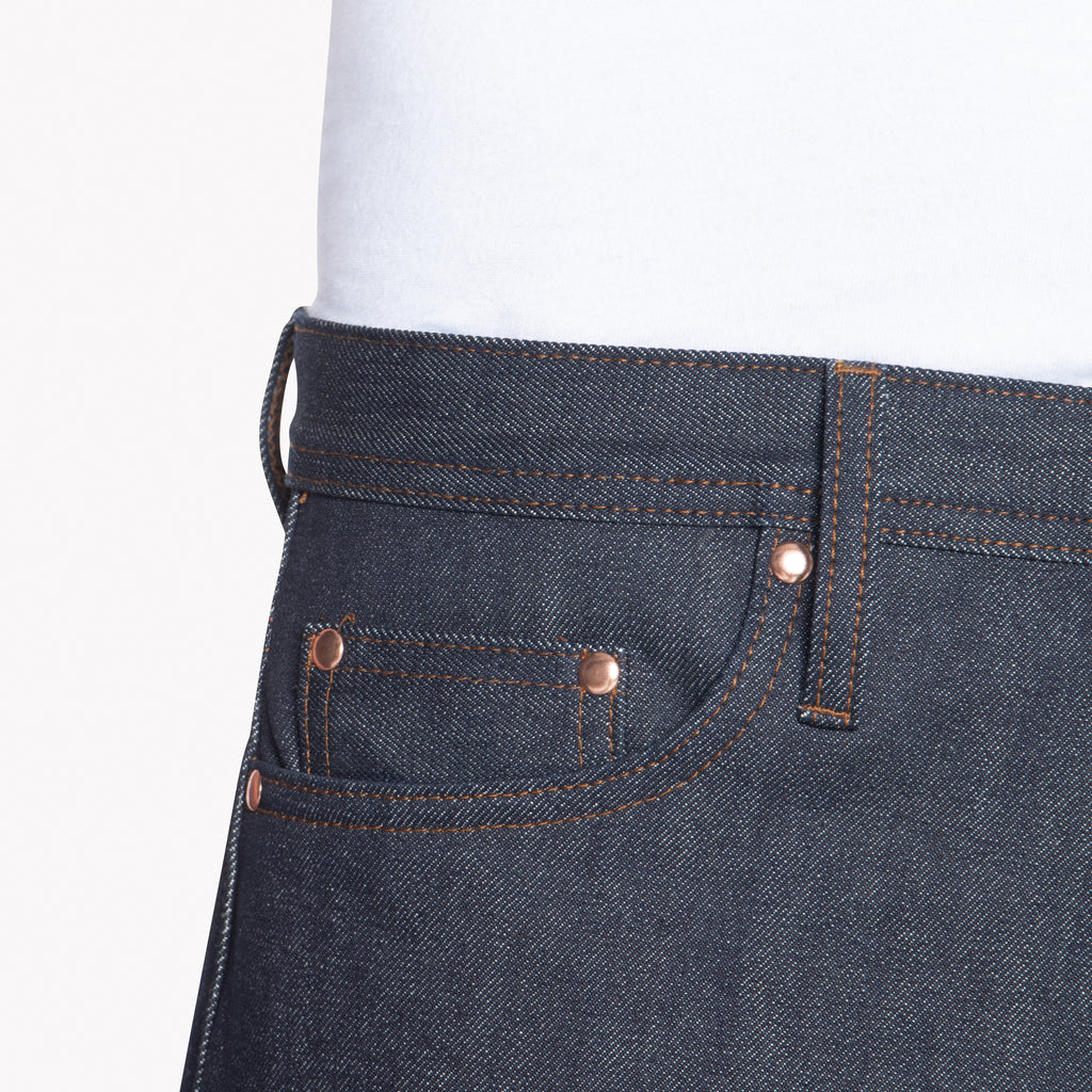 UB201 Tapered Fit 14.5oz Indigo Selvedge Denim | The Unbranded Brand