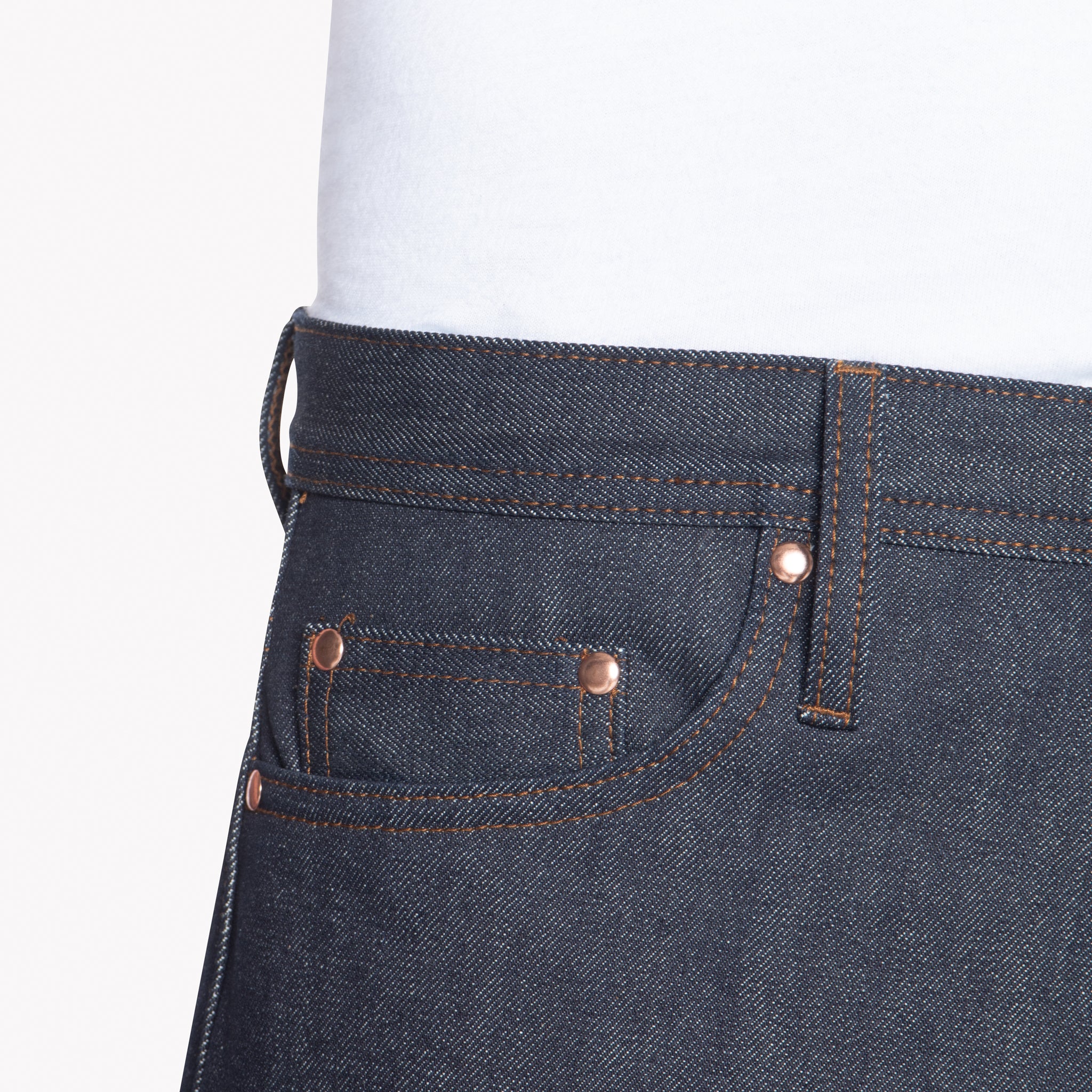 UB201 Tapered Fit 14.5oz Indigo Selvedge Denim | The Unbranded Brand
