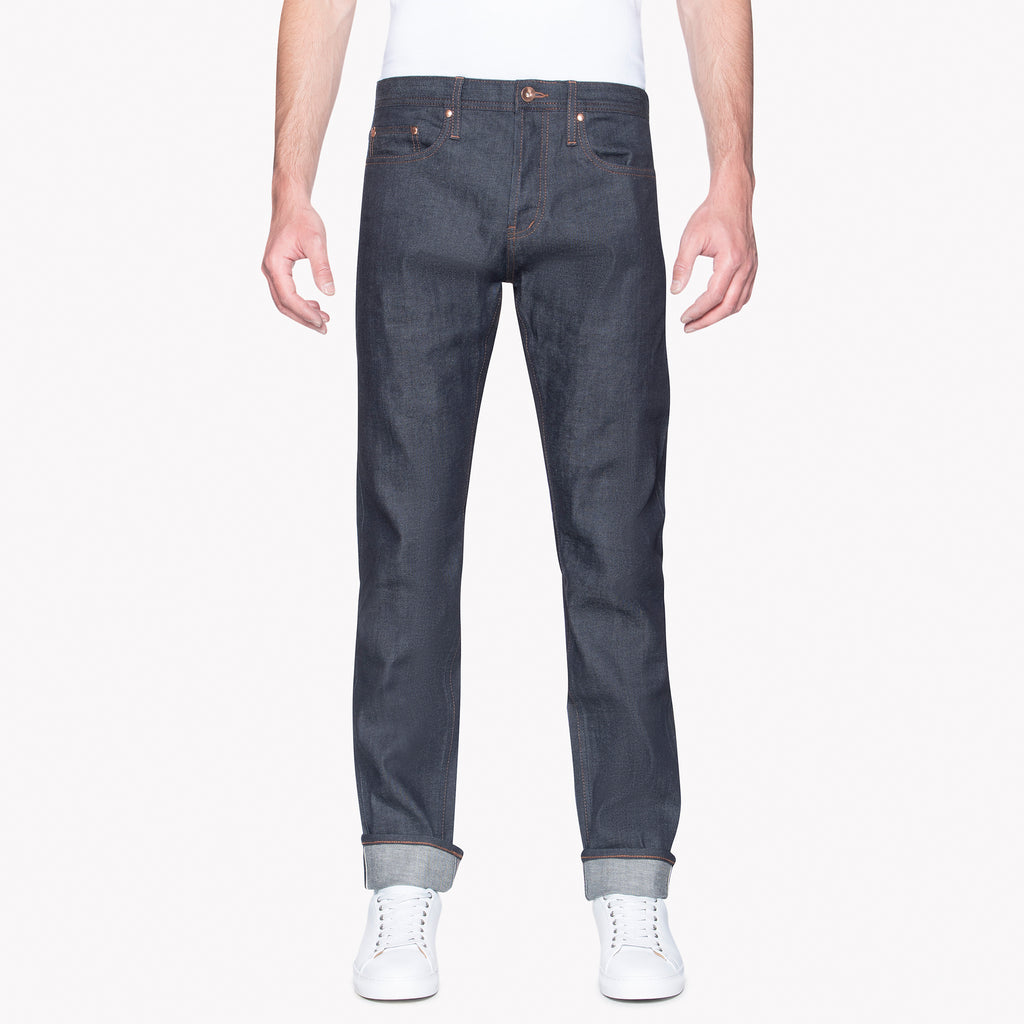 UB222 Tapered Fit 11oz Indigo Stretch Selvedge Denim | The Unbranded Brand