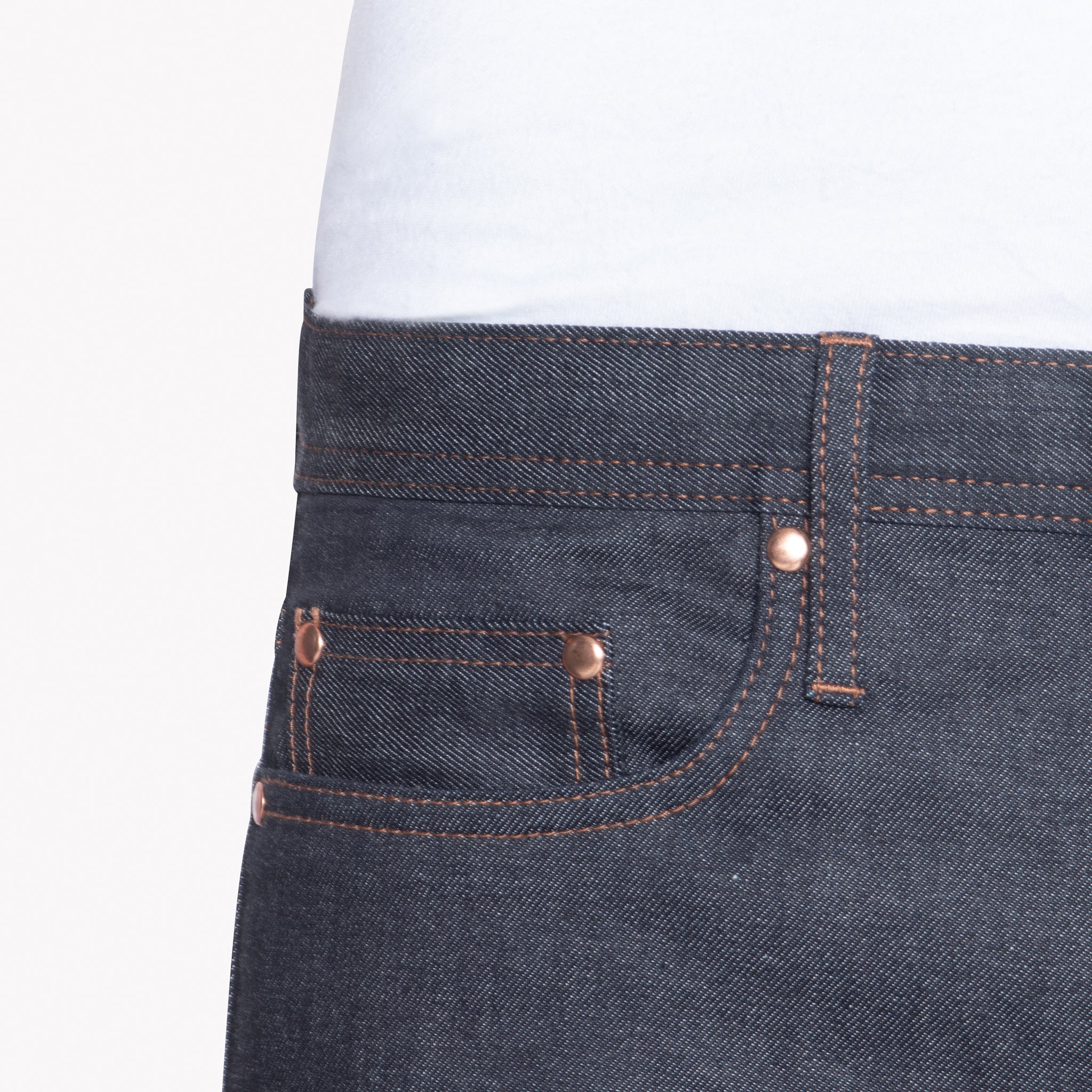 UB222 Tapered Fit 11oz Indigo Stretch Selvedge Denim | The Unbranded Brand