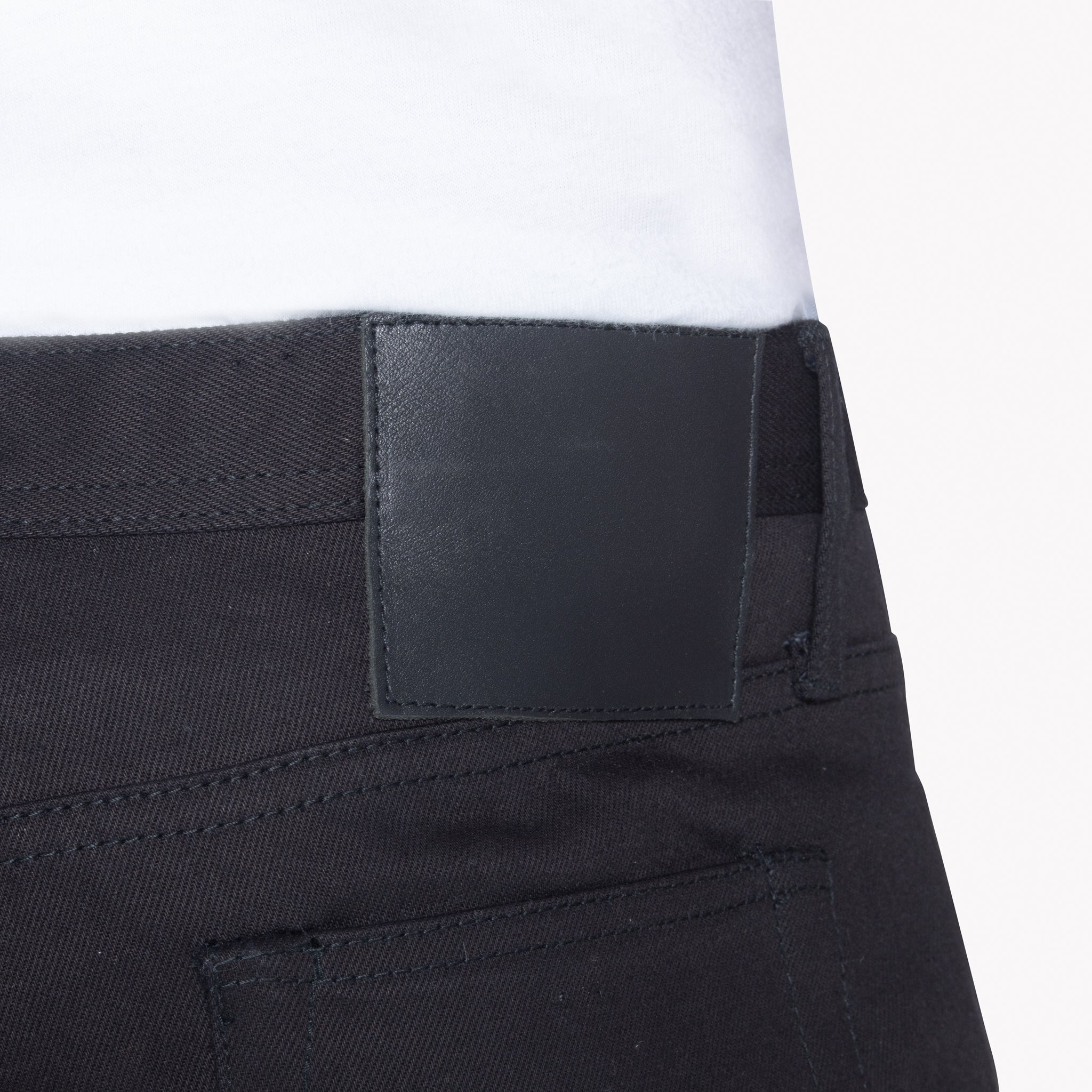 UB255 Tapered Fit 12.5oz Black Selvedge Chino | The Unbranded Brand