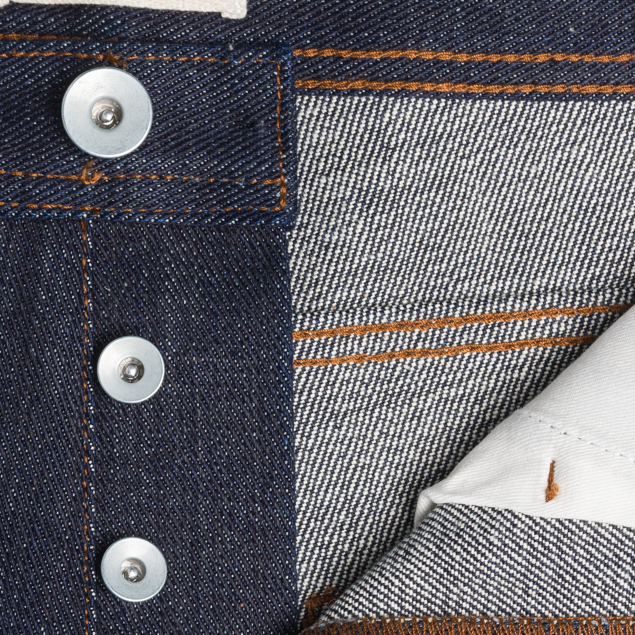 UB321 Straight Fit 21oz Heavyweight Indigo Selvedge Denim | The Unbranded Brand