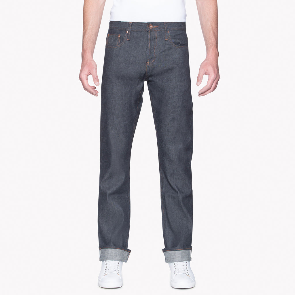 UB322 Straight Fit 11oz Indigo Stretch Selvedge Denim | The Unbranded Brand