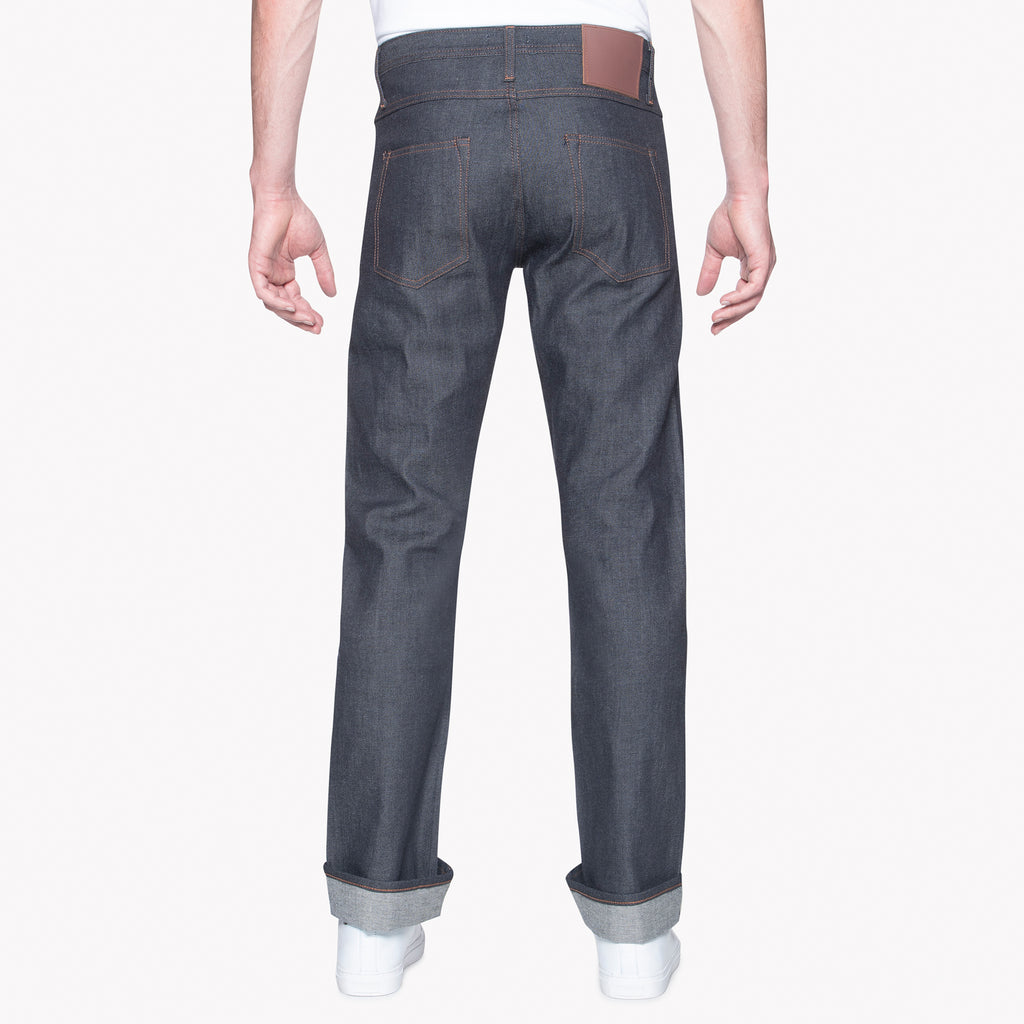 UB322 Straight Fit 11oz Indigo Stretch Selvedge Denim | The Unbranded Brand