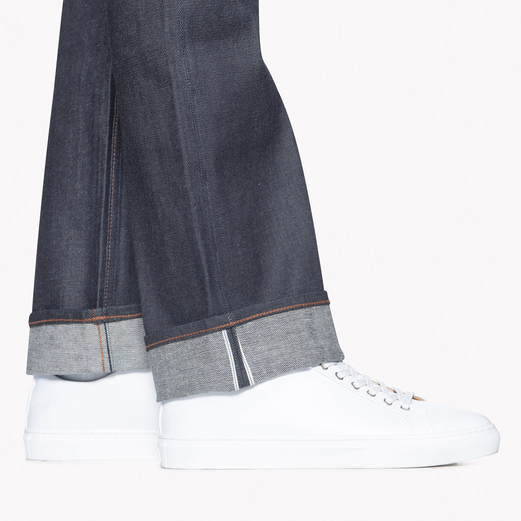 UB322 Straight Fit 11oz Indigo Stretch Selvedge Denim | The Unbranded Brand