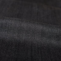 UB344 Straight Fit 11oz Solid Black Stretch Selvedge Denim | The Unbranded Brand