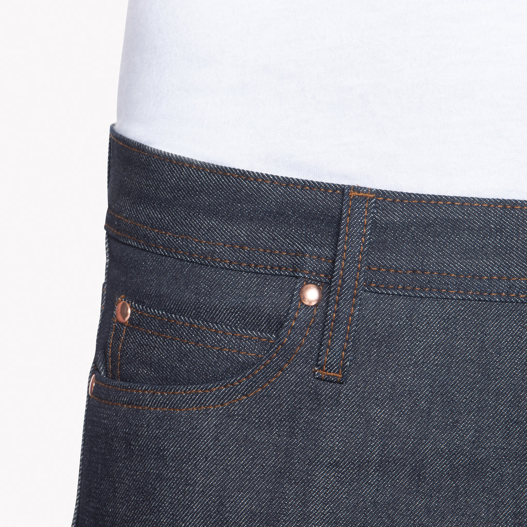 UB401 Tight Fit 14.5oz Indigo Selvedge Denim | The Unbranded Brand