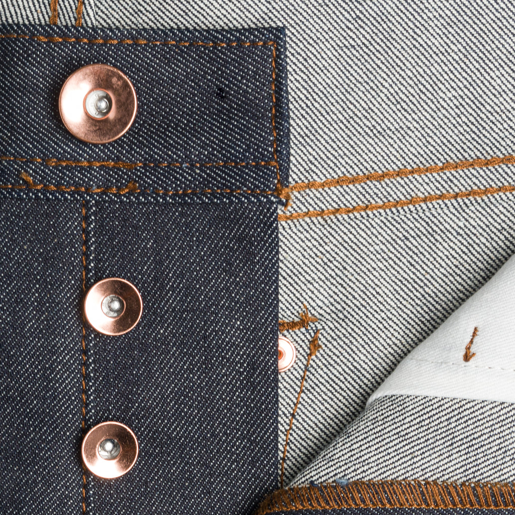 UB401 Tight Fit 14.5oz Indigo Selvedge Denim | The Unbranded Brand