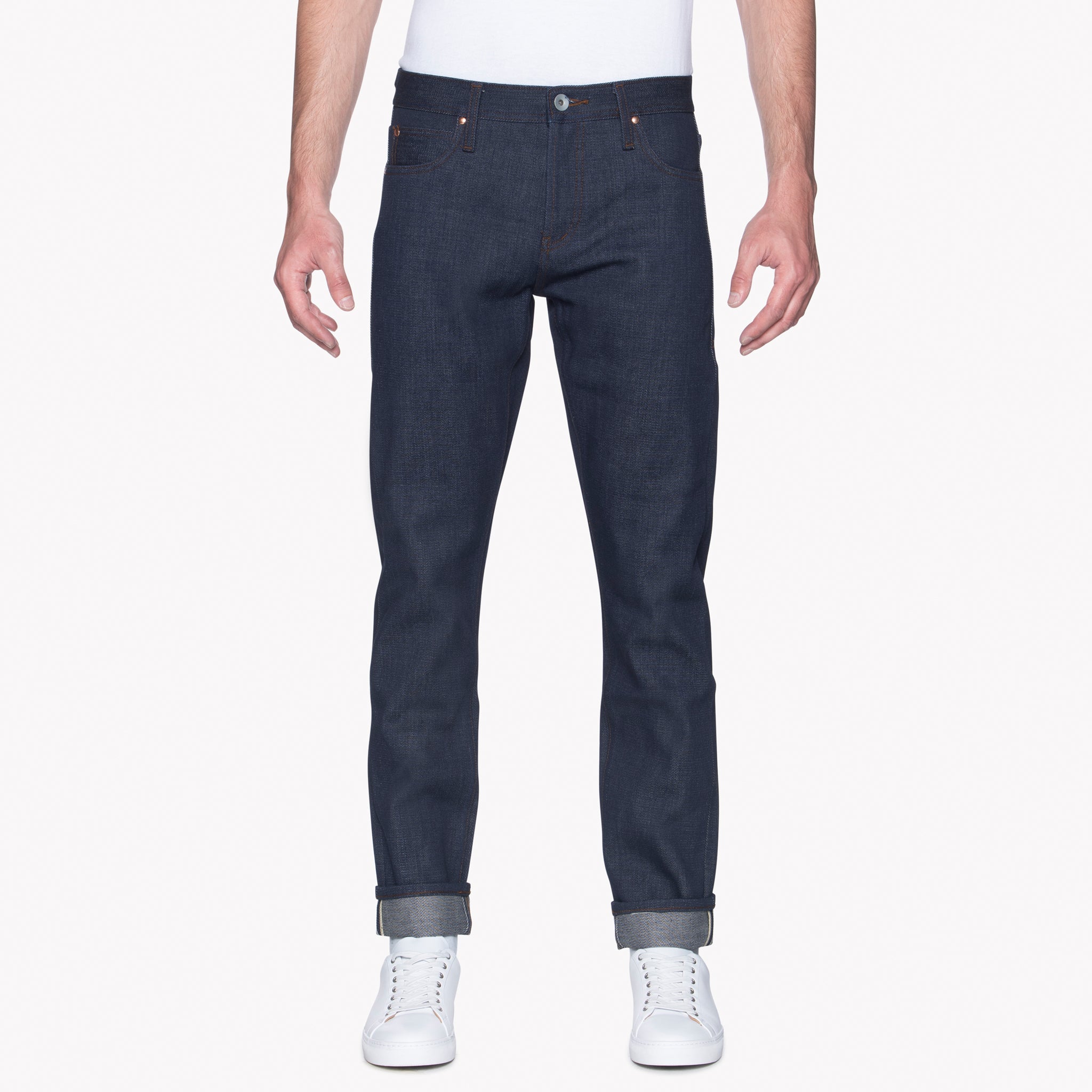 UB421 Tight Fit 21oz Indigo Selvedge Denim | The Unbranded Brand