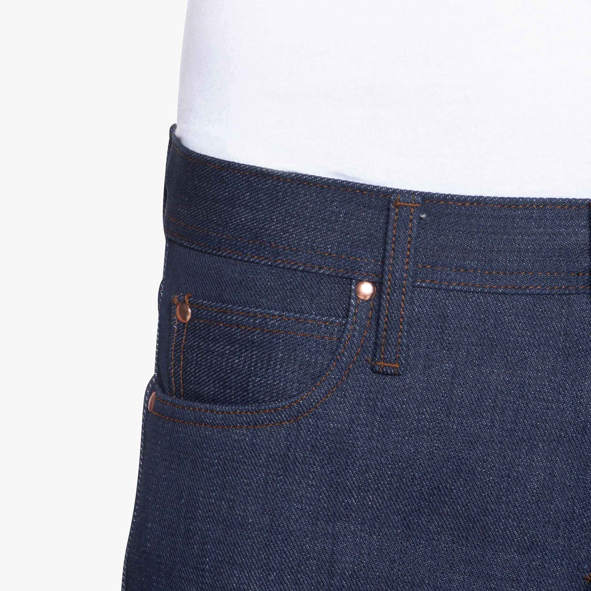 UB421 Tight Fit 21oz Indigo Selvedge Denim | The Unbranded Brand