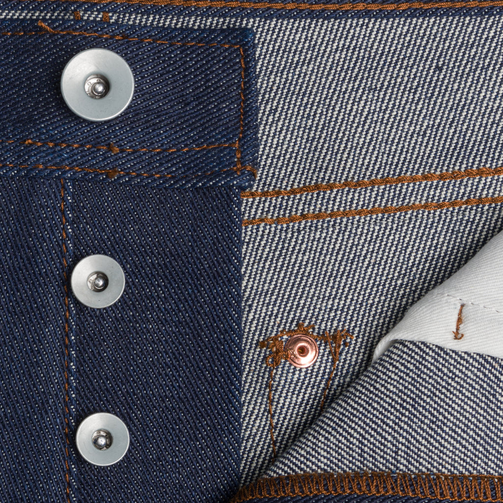 UB421 Tight Fit 21oz Indigo Selvedge Denim | The Unbranded Brand
