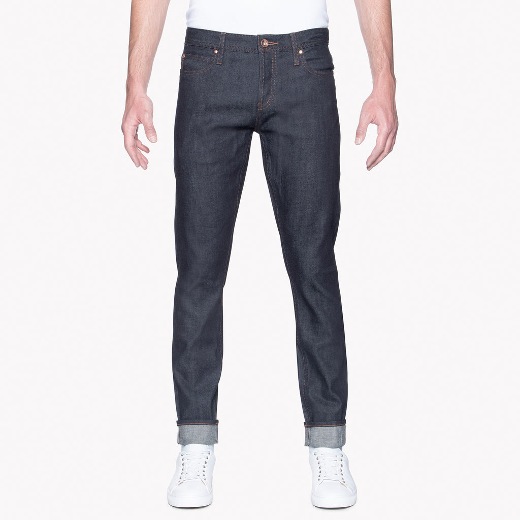 UB422 Tight Fit 11oz Indigo Stretch Selvedge Denim | The Unbranded Brand