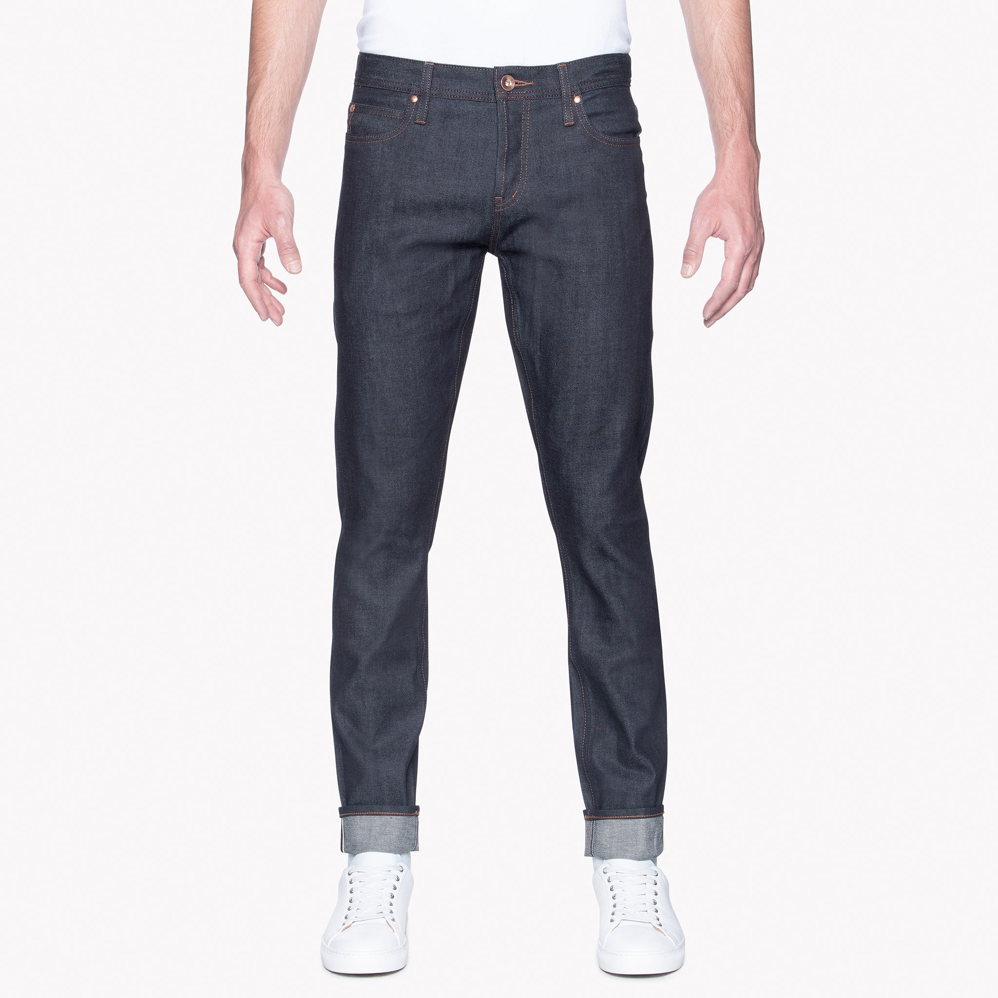 UB422 Tight Fit 11oz Indigo Stretch Selvedge Denim | The Unbranded Brand