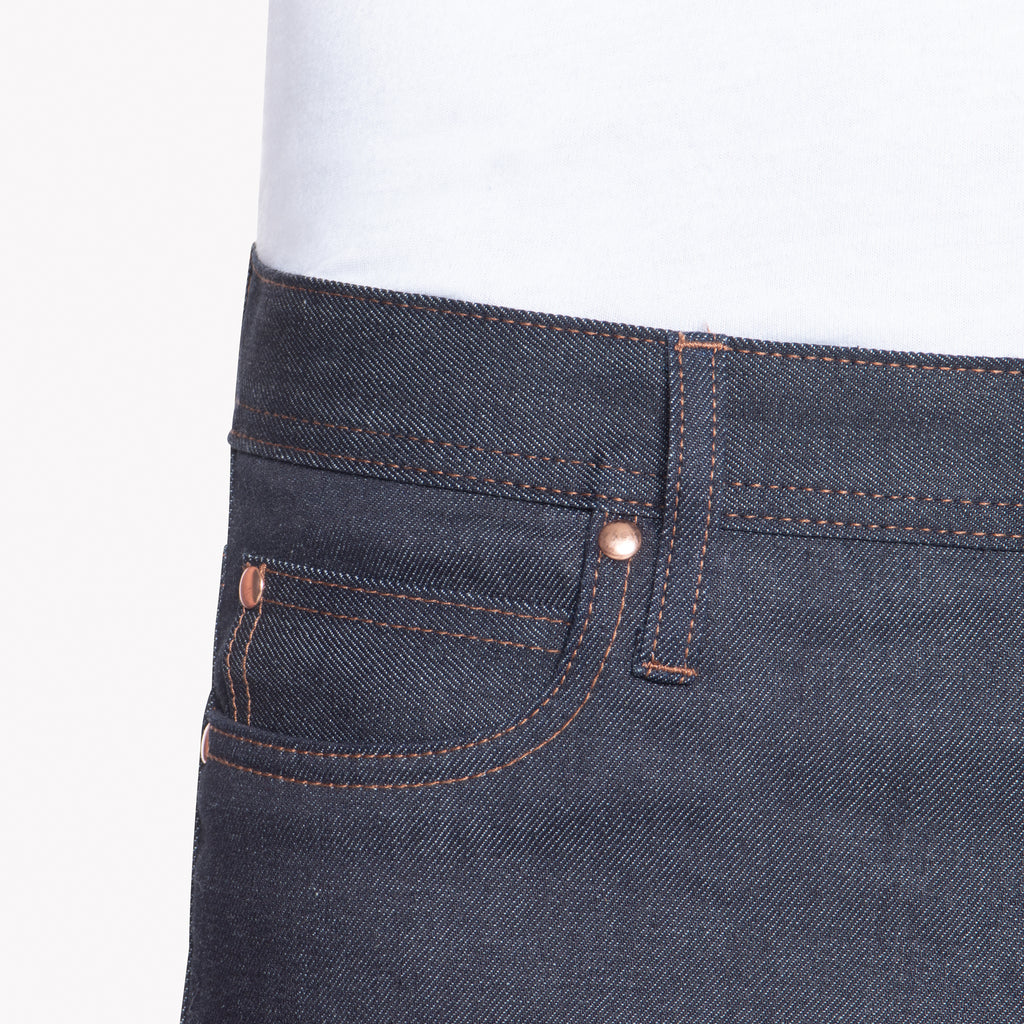 UB422 Tight Fit 11oz Indigo Stretch Selvedge Denim | The Unbranded Brand