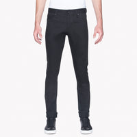 UB444 Tight Fit 11oz Solid Black Stretch Selvedge Denim | The Unbranded Brand