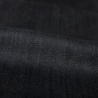 UB444 Tight Fit 11oz Solid Black Stretch Selvedge Denim | The Unbranded Brand